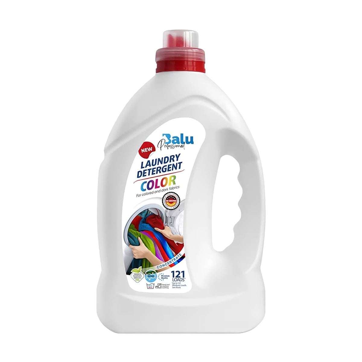 Концентрований засіб для прання BALU Professional Color для кольорової білизни, 121 цикл прання, 4 л
